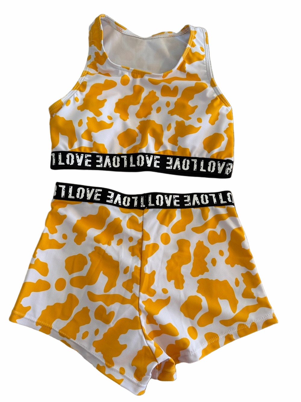 NEW Girls Animal Print bikini set Size 10 (140)